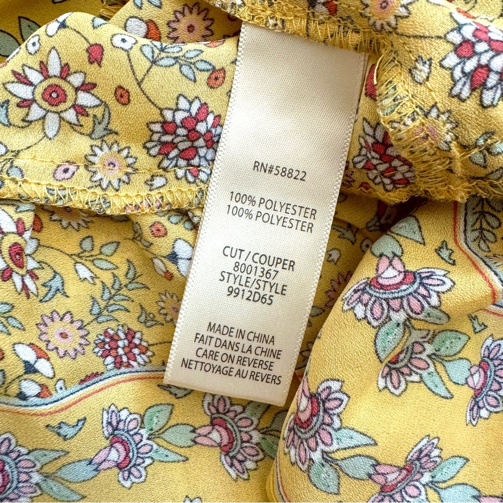 Max Studio Retro Floral Ruffle Dress - Picture 8 of 10